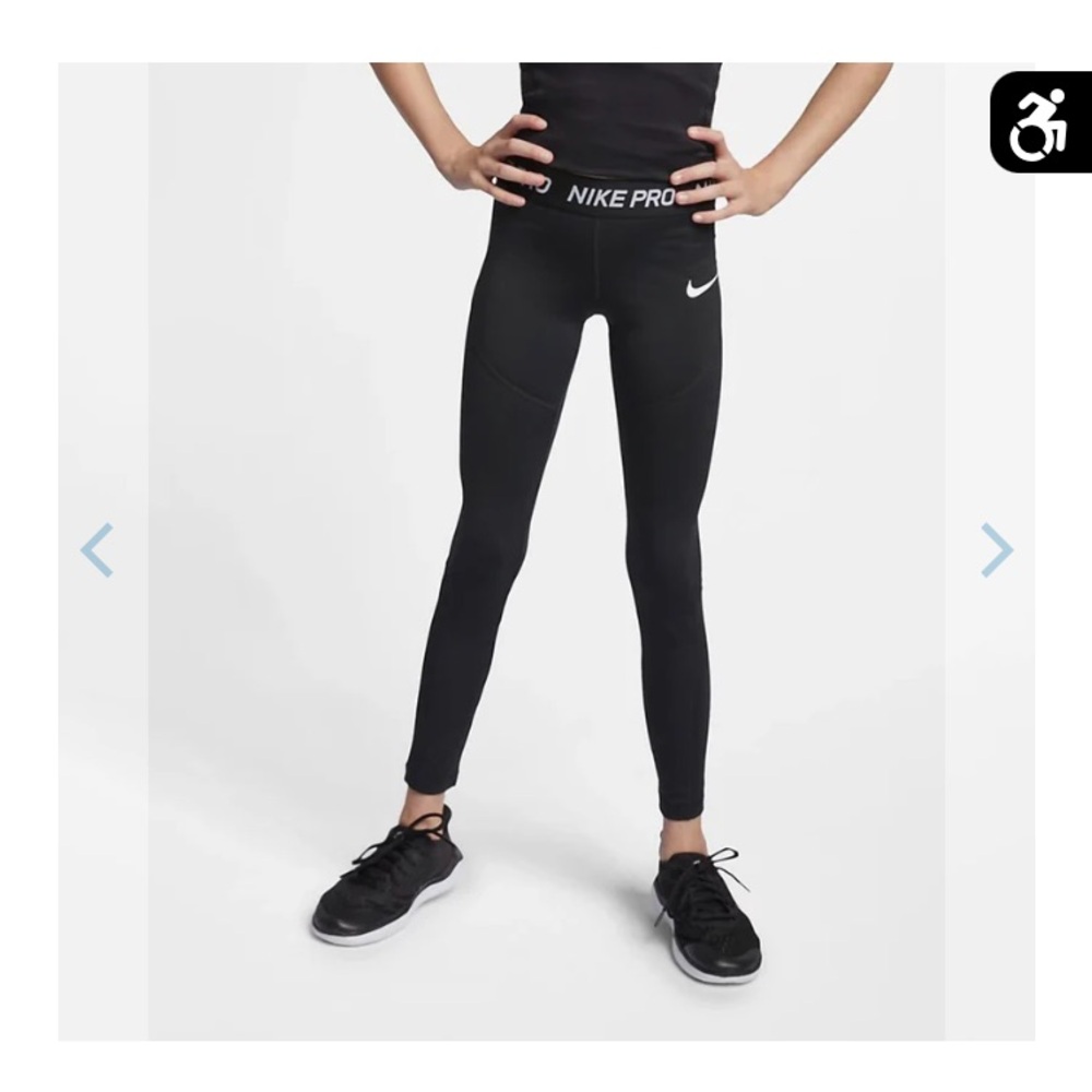 Nike Kids Black Pro Leggings